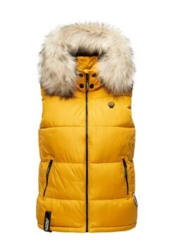 Marikoo Bodywarmer - Yellow -Mooie Dames Jas 03b691918f7f45848d12740f9abef9e0
