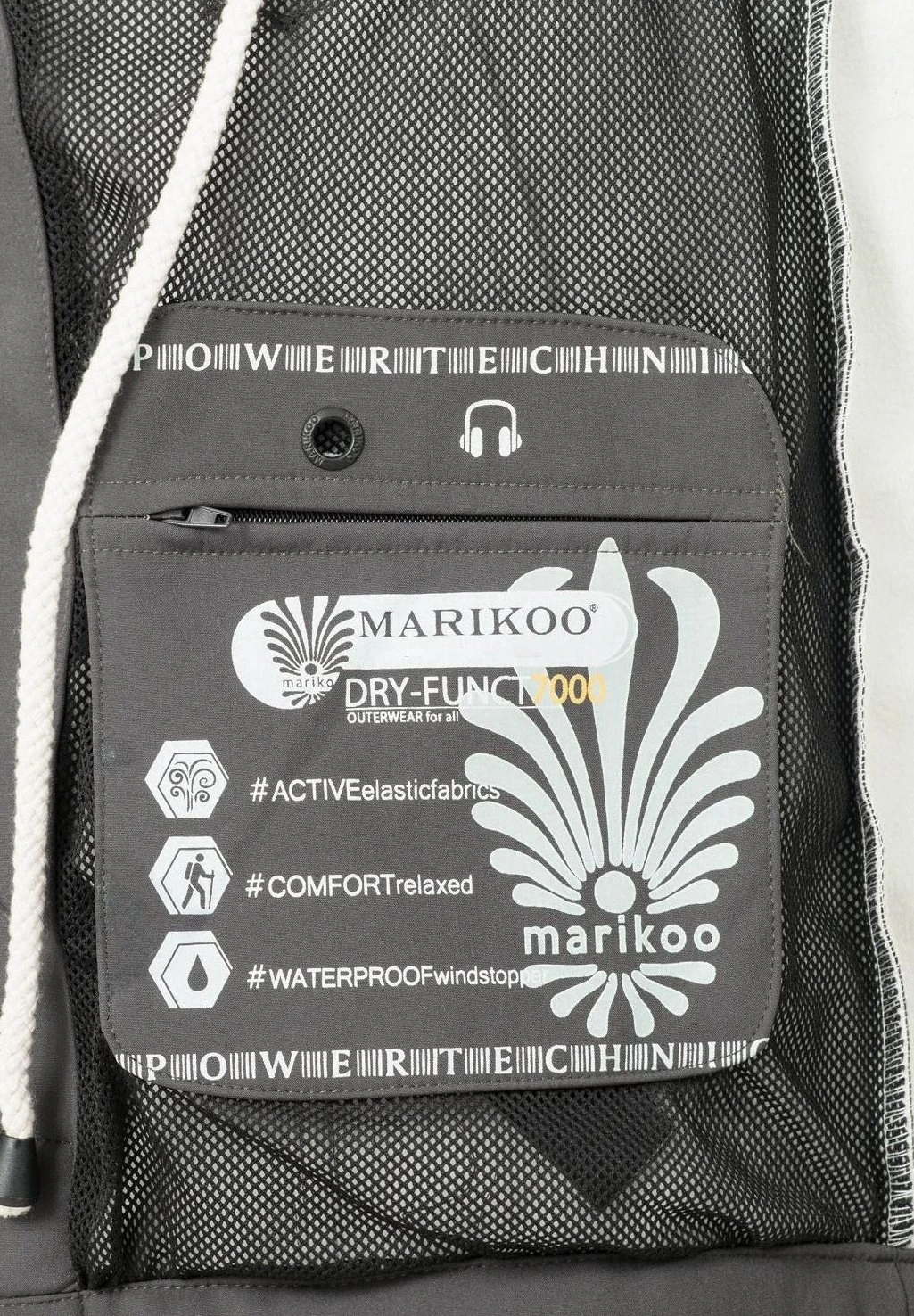 Marikoo Zimtzicke - Parka - Anthracit Melange 6 Marikoo Zimtzicke - Parka - Anthracit Melange - Afbeelding 6