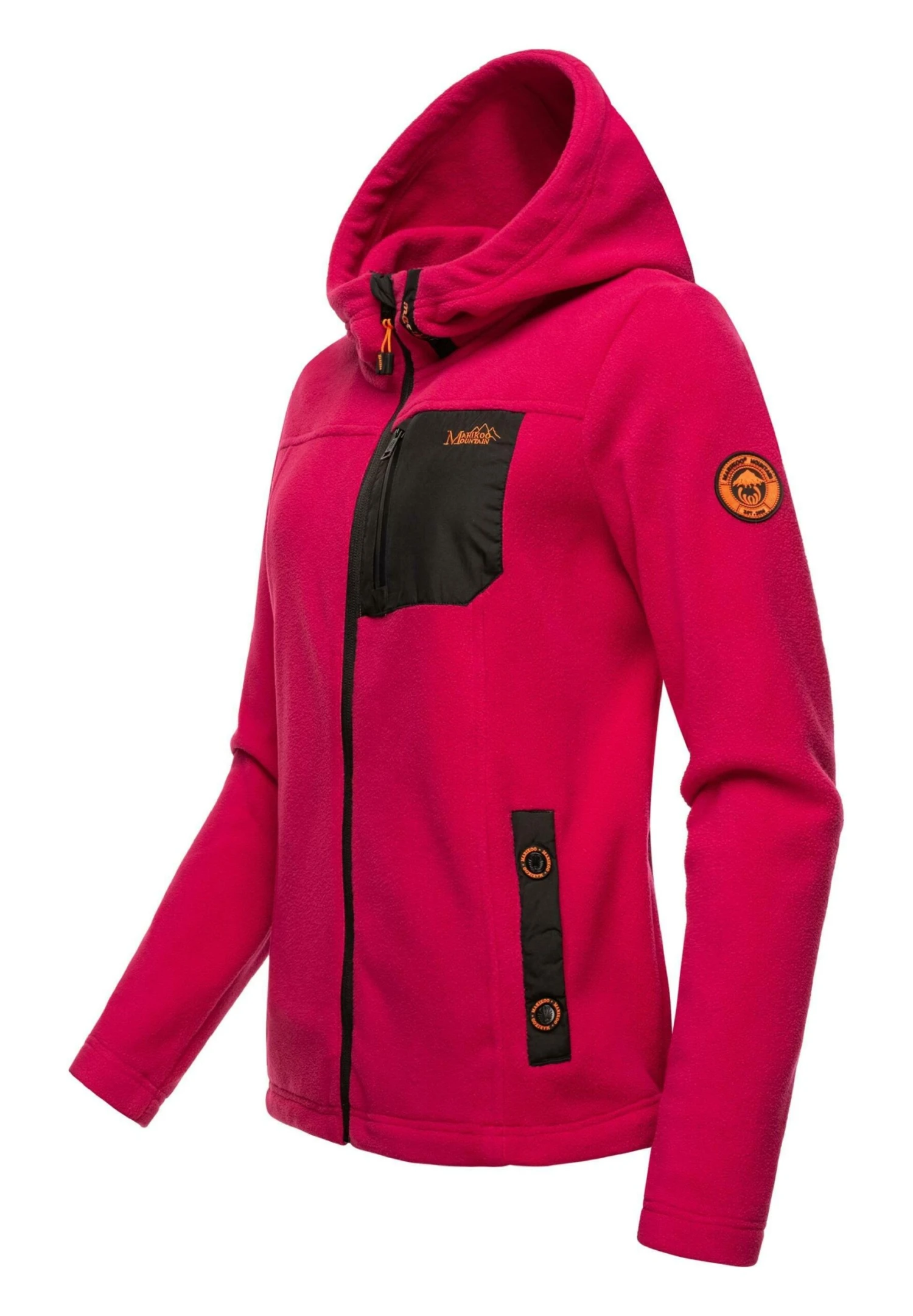 Marikoo Mount Iwaki - Fleecejas - Fuchsia 2 Marikoo Mount Iwaki - Fleecejas - Fuchsia - Afbeelding 2