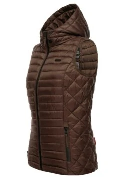 Marikoo Hasenpfote - Bodywarmer - Dark Choco 8 Marikoo Hasenpfote - Bodywarmer - Dark Choco -Mooie Dames Jas 10c19227aa7e4ae48aee66347a71d13b
