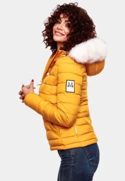 Marikoo Winterjas - Dark Yellow 10 Marikoo Winterjas - Dark Yellow -Mooie Dames Jas 15949ee033d5407fbdd03c6929f7d2c5