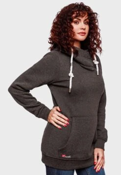 Marikoo Izuyaa - Hoodie - Dark Grey Melange 9 Marikoo Izuyaa - Hoodie - Dark Grey Melange -Mooie Dames Jas 1cdc4ba1f6a5486ab0876e1d06bec149