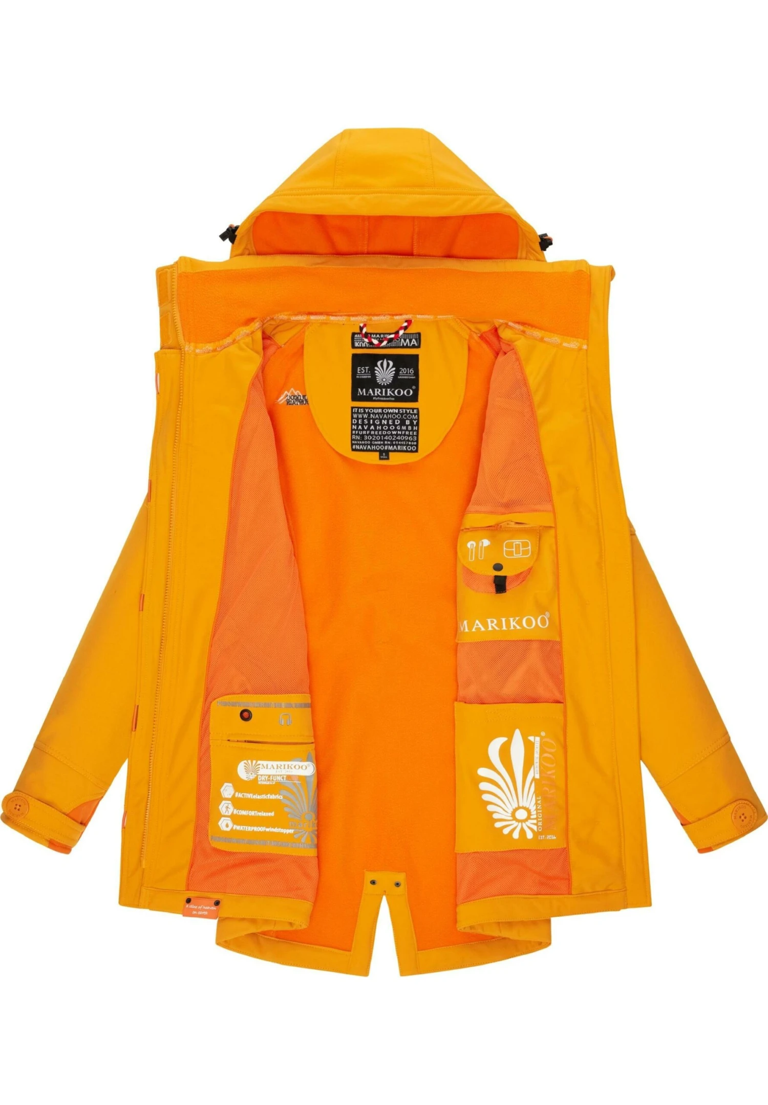 Marikoo Soulinaa - Parka - Amber Yellow 4 Marikoo Soulinaa - Parka - Amber Yellow - Afbeelding 4