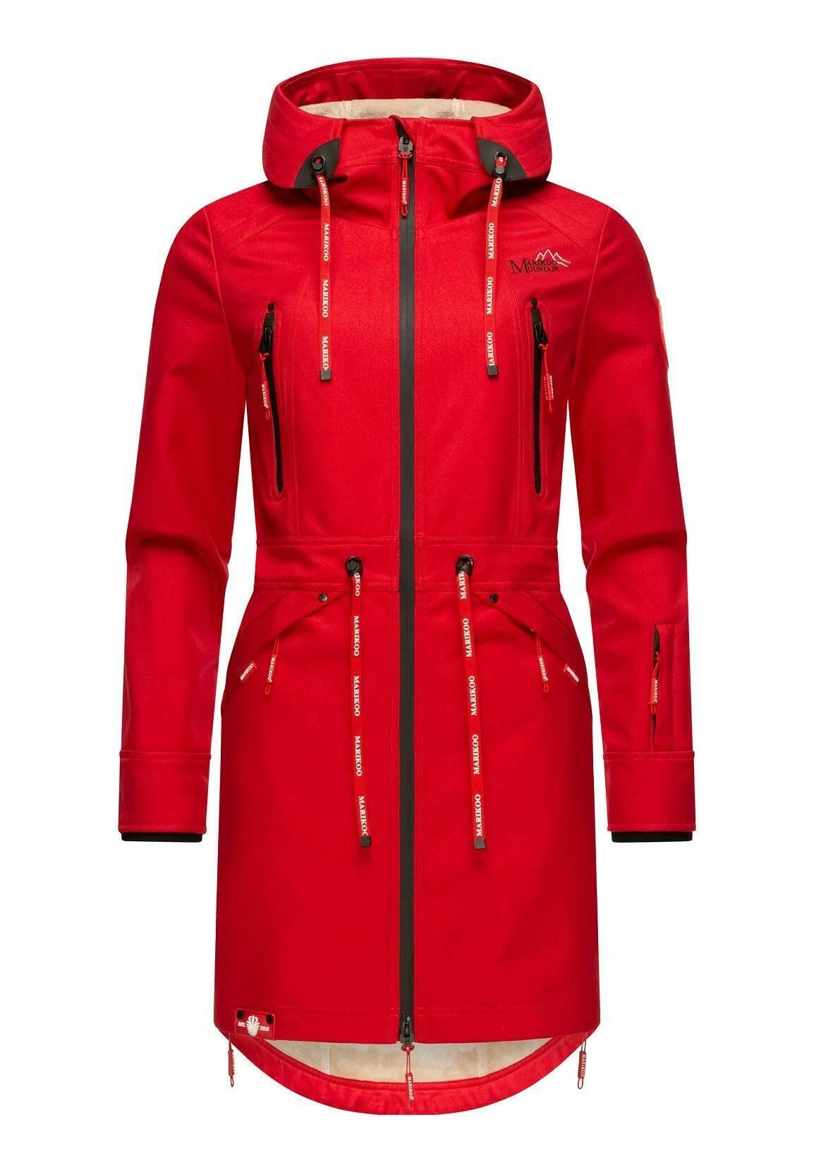 Marikoo Racquelle - Parka - Light Red 9 Marikoo Racquelle - Parka - Light Red - Afbeelding 9