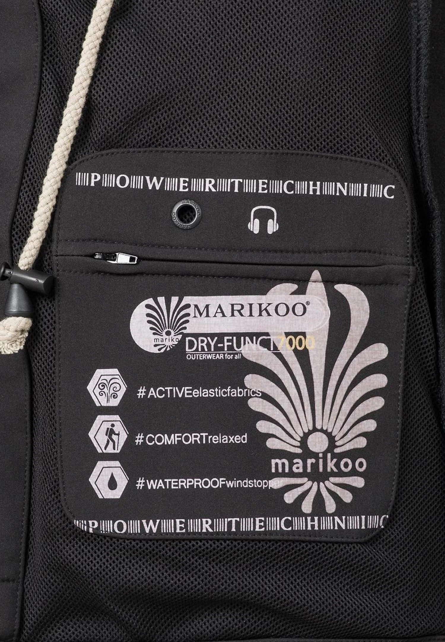 Marikoo Zimtzicke - Parka - Black 6 Marikoo Zimtzicke - Parka - Black - Afbeelding 6