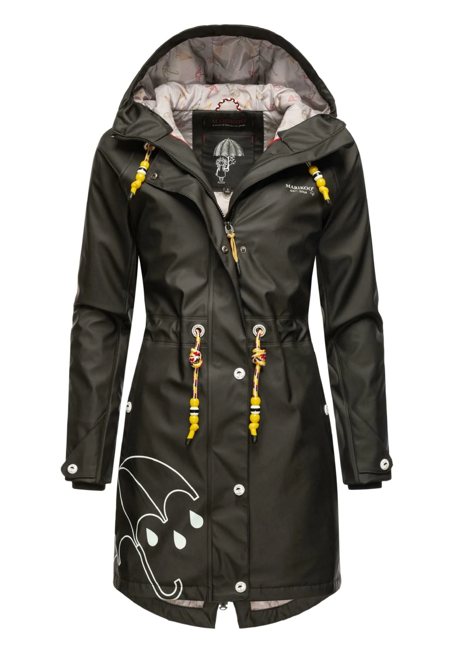 Marikoo Dancing Umbrella - Regenjas - Black 5 Marikoo Dancing Umbrella - Regenjas - Black - Afbeelding 5