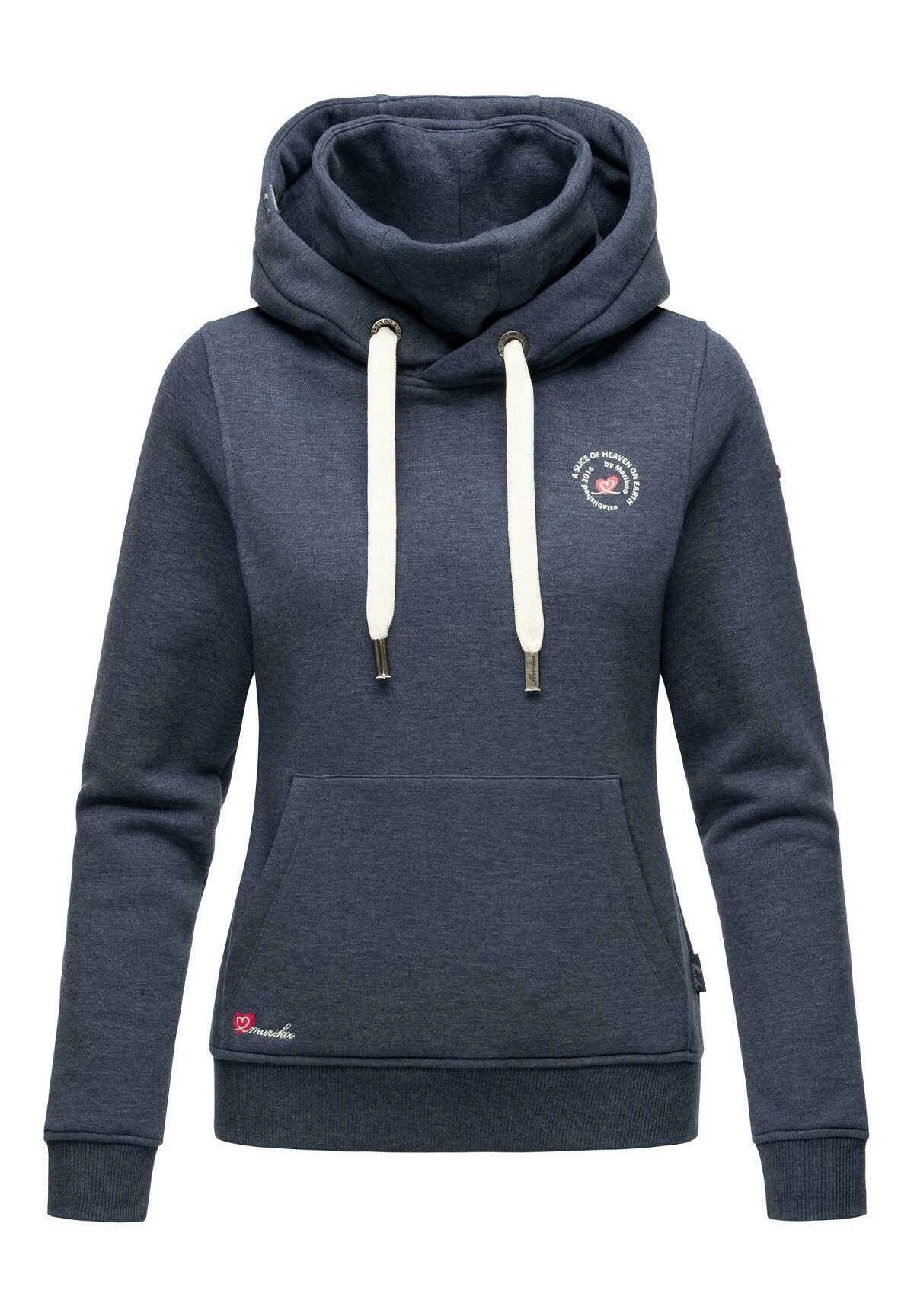 Marikoo Chihiroo - Hoodie - Dusty Blue Melange 1 Marikoo Chihiroo - Hoodie - Dusty Blue Melange