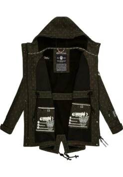 Marikoo Zimtzicke - Parka - Dark Olive W Print 7 Marikoo Zimtzicke - Parka - Dark Olive W Print -Mooie Dames Jas 38c76e6ee23d40f989cc8a1fd07a7ee2