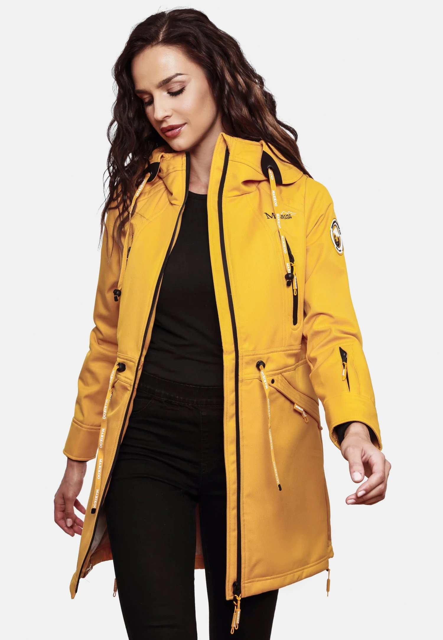 Marikoo Racquelle - Parka - Amber Yellow 4 Marikoo Racquelle - Parka - Amber Yellow - Afbeelding 4