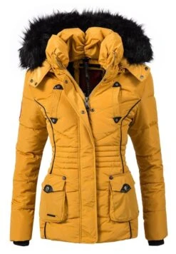 Marikoo Vanilla - Winterjas - Yellow -Mooie Dames Jas 3ccd987d611046d3bc2e65ffa5fa3581