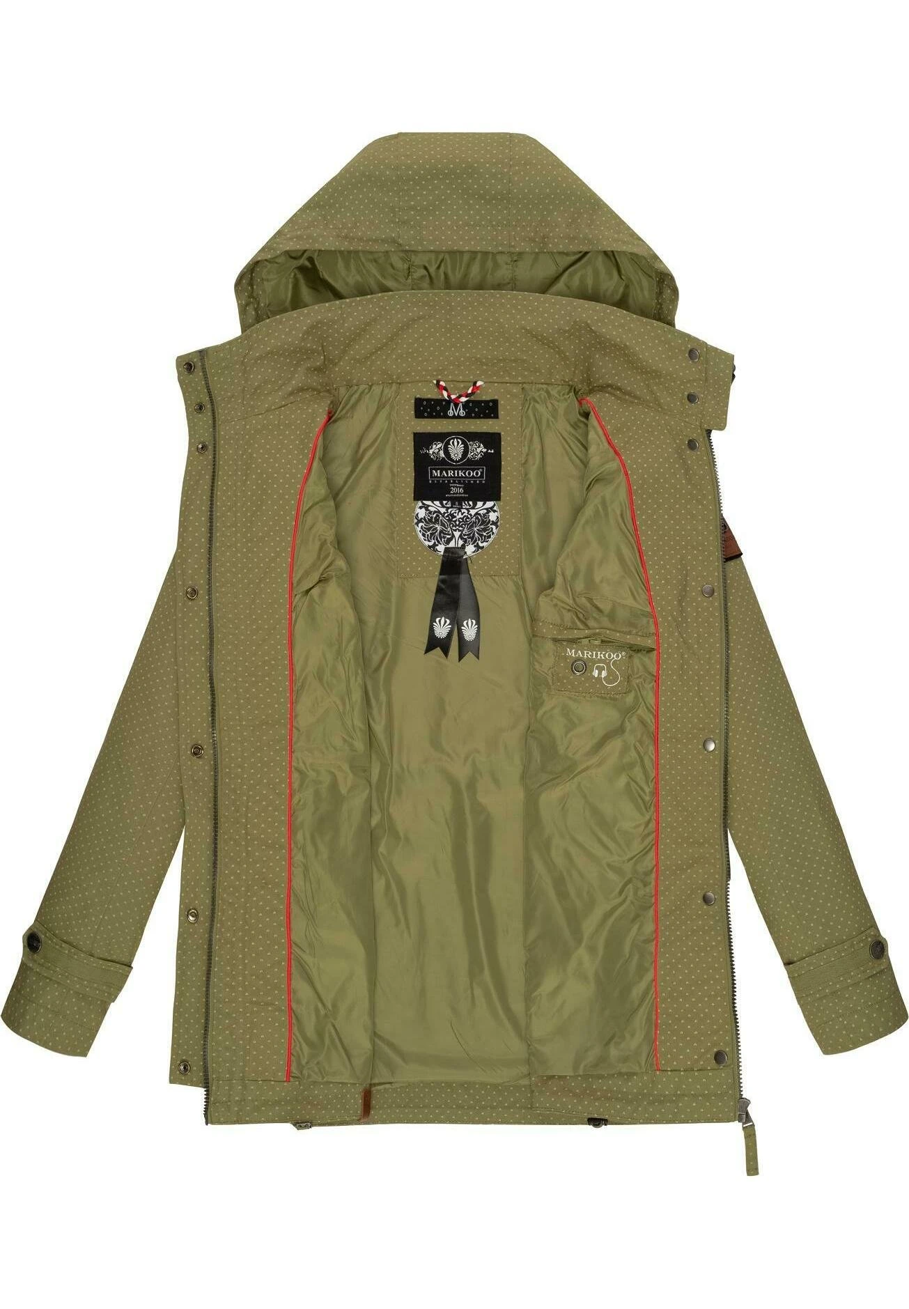 Marikoo Nyokoo - Parka - Green Dots 5 Marikoo Nyokoo - Parka - Green Dots - Afbeelding 5