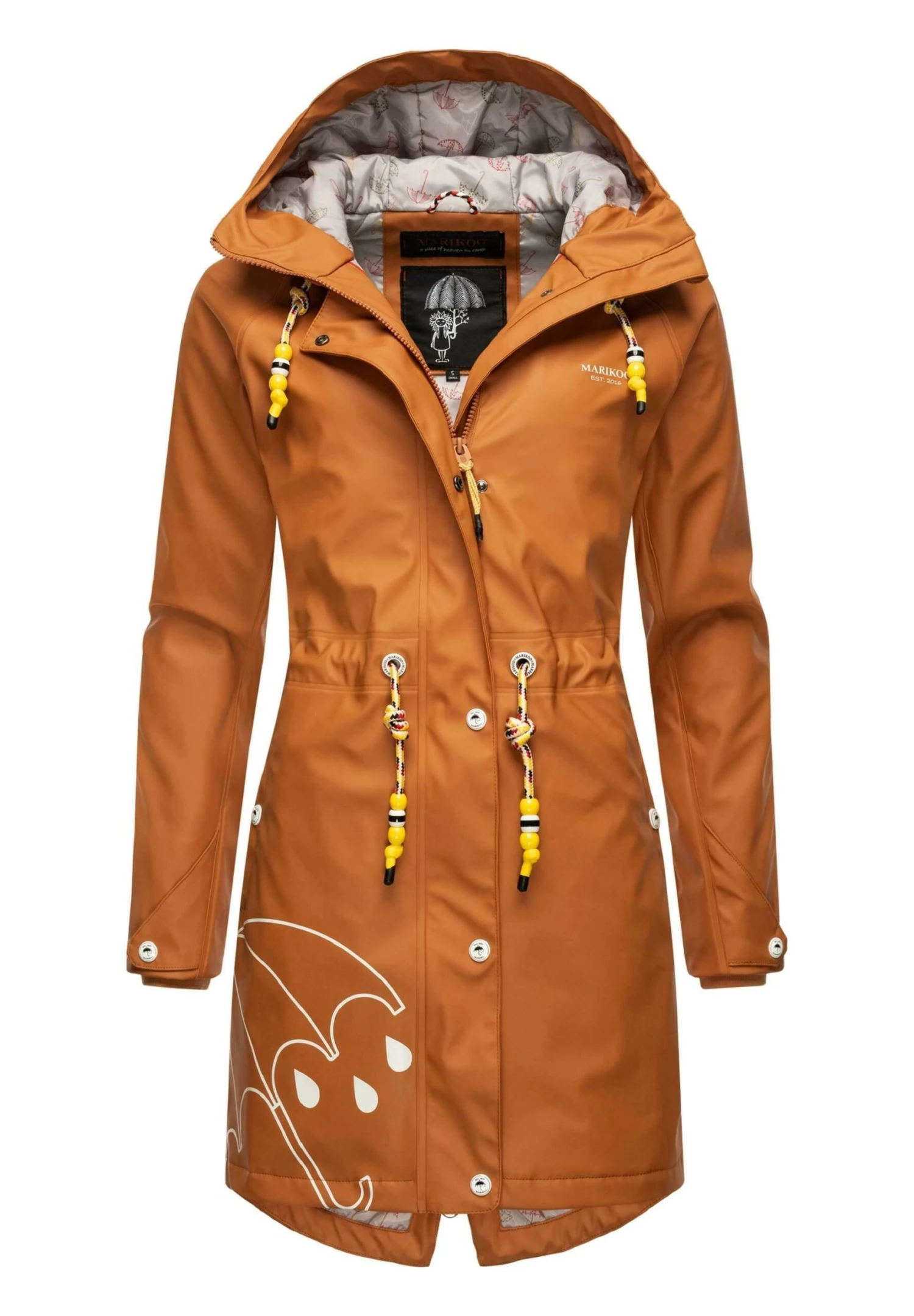 Marikoo Dancing Umbrella - Regenjas - Rusty Cinnamon 5 Marikoo Dancing Umbrella - Regenjas - Rusty Cinnamon - Afbeelding 5