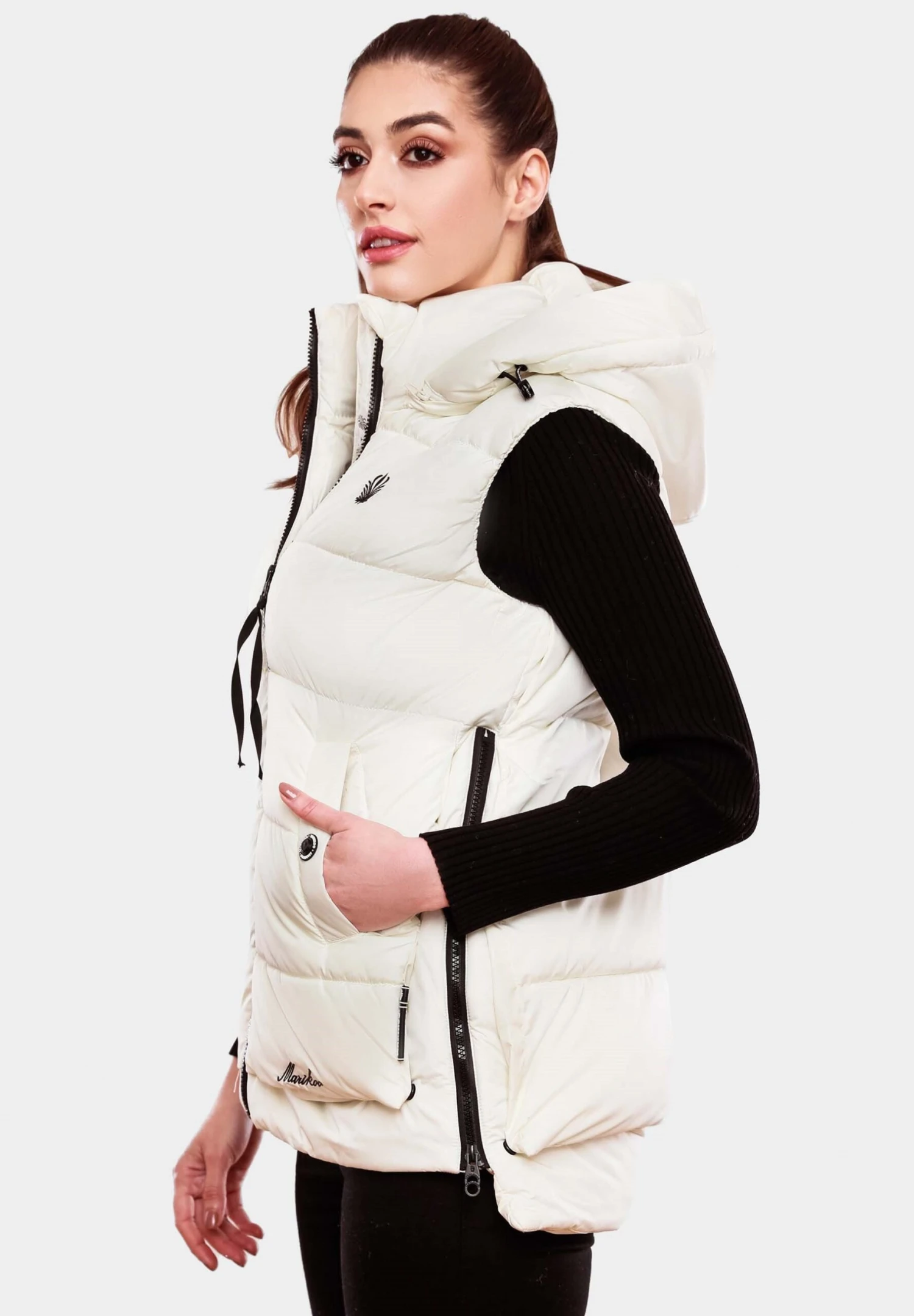 Marikoo Zarinaa - Bodywarmer - Offwhite 2 Marikoo Zarinaa - Bodywarmer - Offwhite - Afbeelding 2
