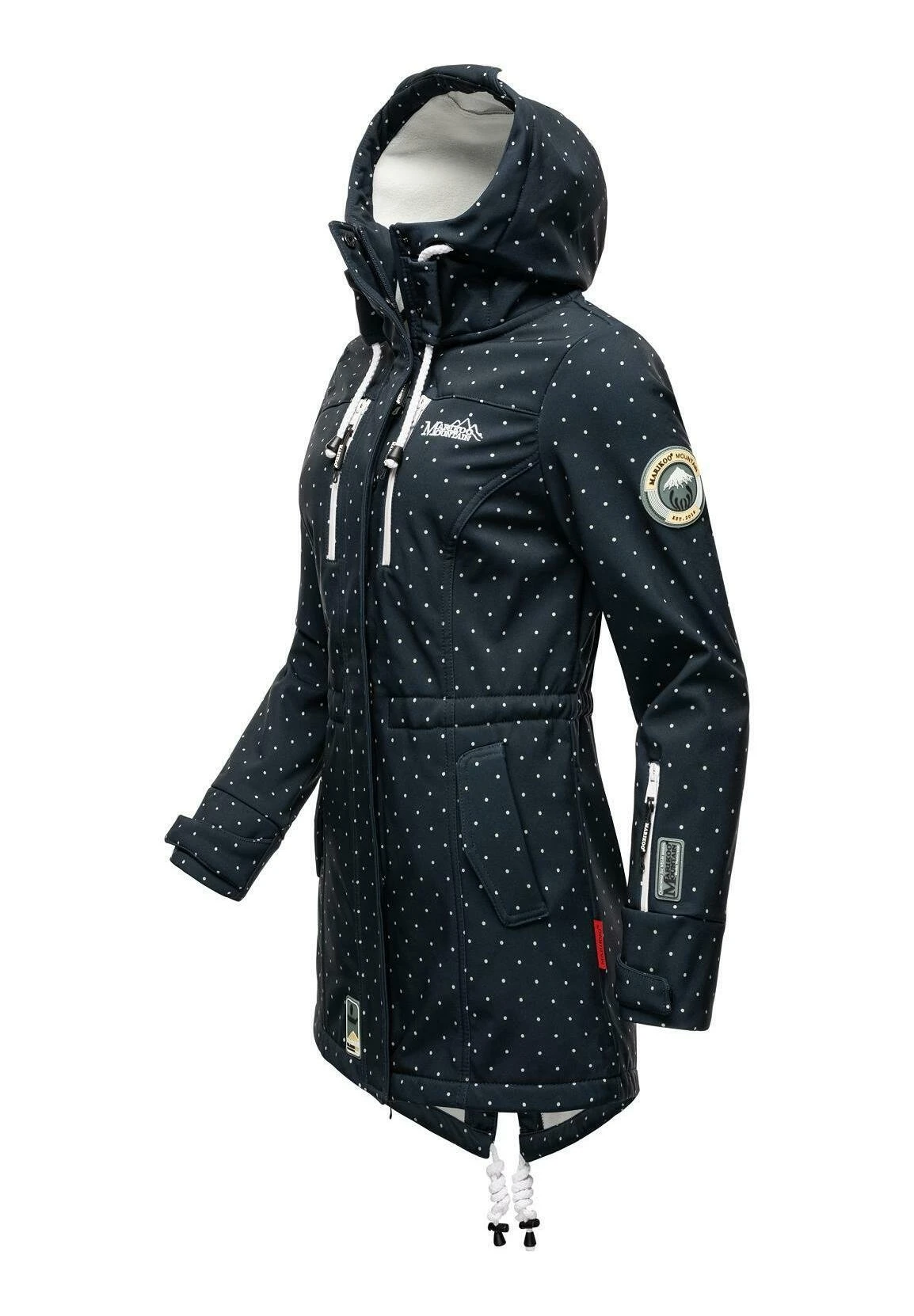 Marikoo Zimtzicke - Parka - Navy Dots 2 Marikoo Zimtzicke - Parka - Navy Dots - Afbeelding 2