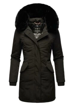 Marikoo Karmaa - Winterjas - Black With Black Fur 12 Marikoo Karmaa - Winterjas - Black With Black Fur -Mooie Dames Jas 47dba6896e9c43a59865fbc99a545e9f