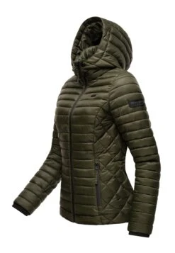 Marikoo Samtpfote - Jas - Olive 12 Marikoo Samtpfote - Jas - Olive -Mooie Dames Jas 4f8b44778d7447eebbdec081ae19ac57