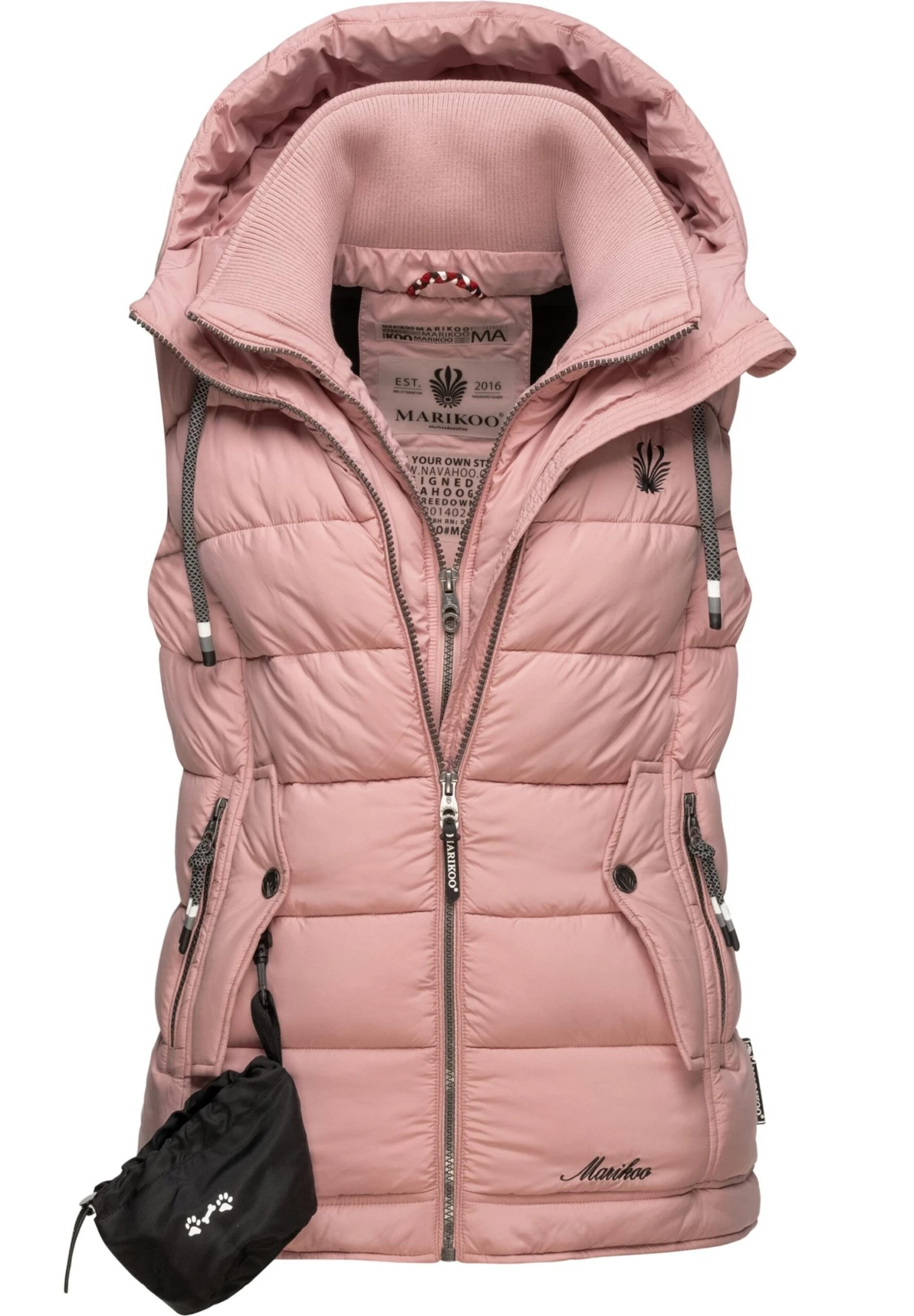 Marikoo Taisaa - Bodywarmer - Powder Rose 6 Marikoo Taisaa - Bodywarmer - Powder Rose - Afbeelding 6