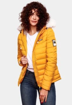 Marikoo Winterjas - Dark Yellow 11 Marikoo Winterjas - Dark Yellow -Mooie Dames Jas 5d4298abdede410c8c2bb41878caa067