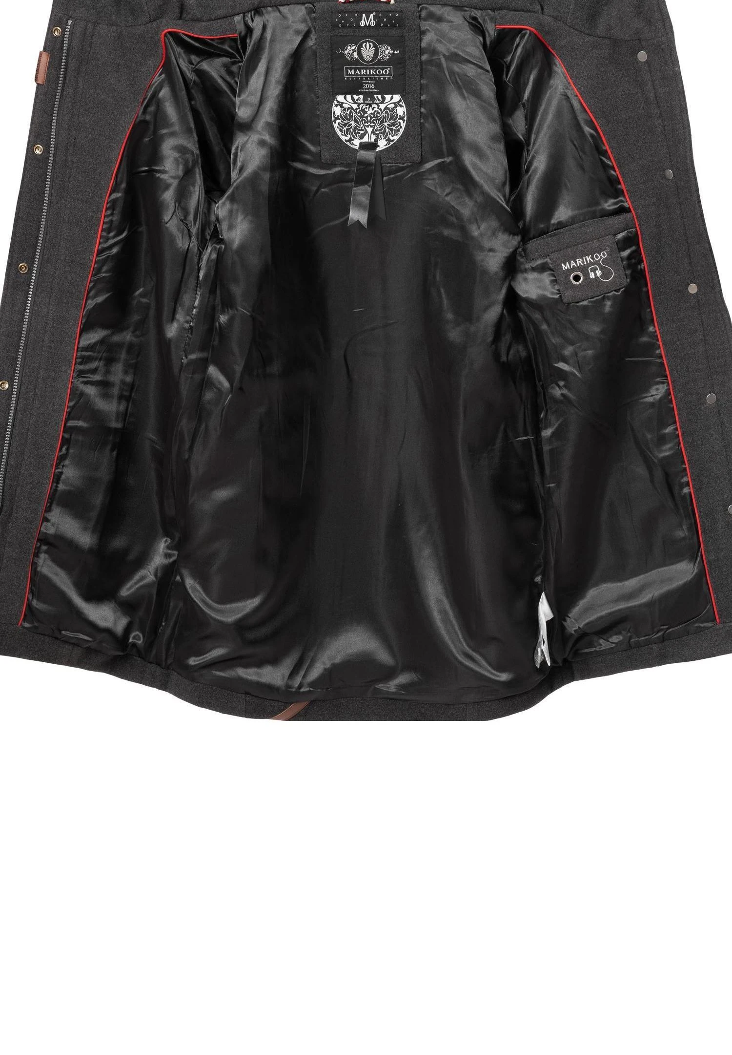 Marikoo Winterjas - Anthrazit 4 Marikoo Winterjas - Anthrazit - Afbeelding 4