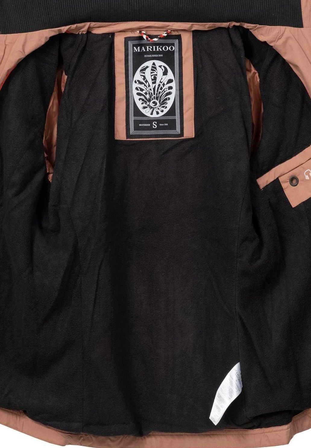 Marikoo Erdbeere - Outdoorjas - Light Pink 4 Marikoo Erdbeere - Outdoorjas - Light Pink - Afbeelding 4