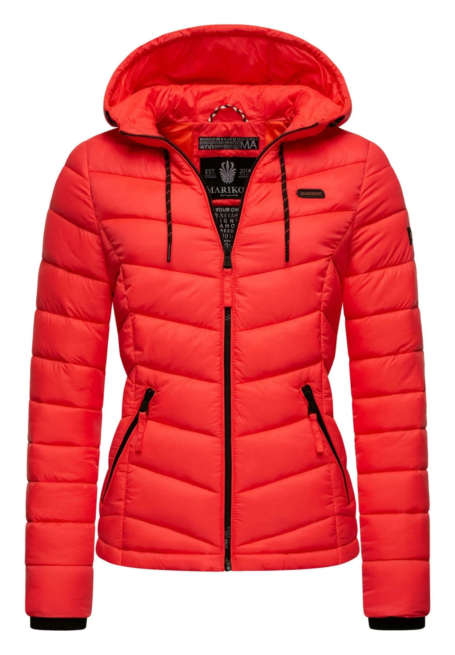 Marikoo Kuala - Jas - Neon Coral 5 Marikoo Kuala - Jas - Neon Coral - Afbeelding 5