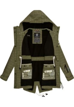 Marikoo Zimtzicke - Parka - Olive Lines 7 Marikoo Zimtzicke - Parka - Olive Lines -Mooie Dames Jas 605443e3afdc452aaa1c84f69fe60a86