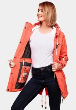 Marikoo Zimtzicke - Parka - Coral 12 Marikoo Zimtzicke - Parka - Coral -Mooie Dames Jas 61c0beba809246f4b7af3d8626b0b220