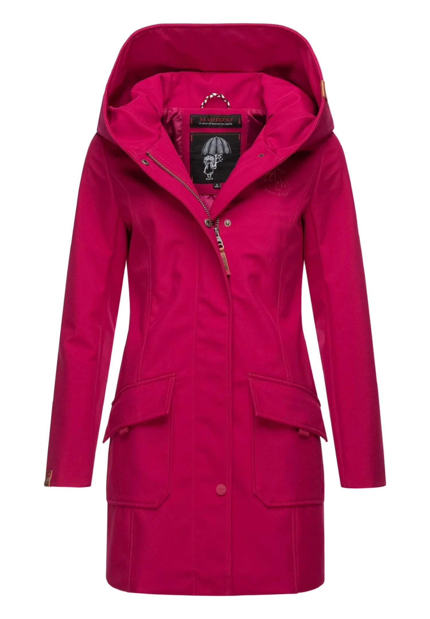 Marikoo Mayleen - Parka - Fuchsia 5 Marikoo Mayleen - Parka - Fuchsia - Afbeelding 5