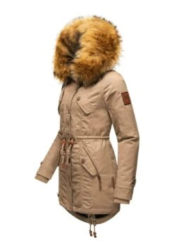 Marikoo Viva- Winterjas - Taupe Grey 15 Marikoo Viva- Winterjas - Taupe Grey -Mooie Dames Jas 69997215c8c247aaaf7ec5ef658ca520