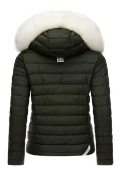 Marikoo Winterjas - Olive 13 Marikoo Winterjas - Olive -Mooie Dames Jas 6d0a4ba9df3245a3a108042cc85c8ead