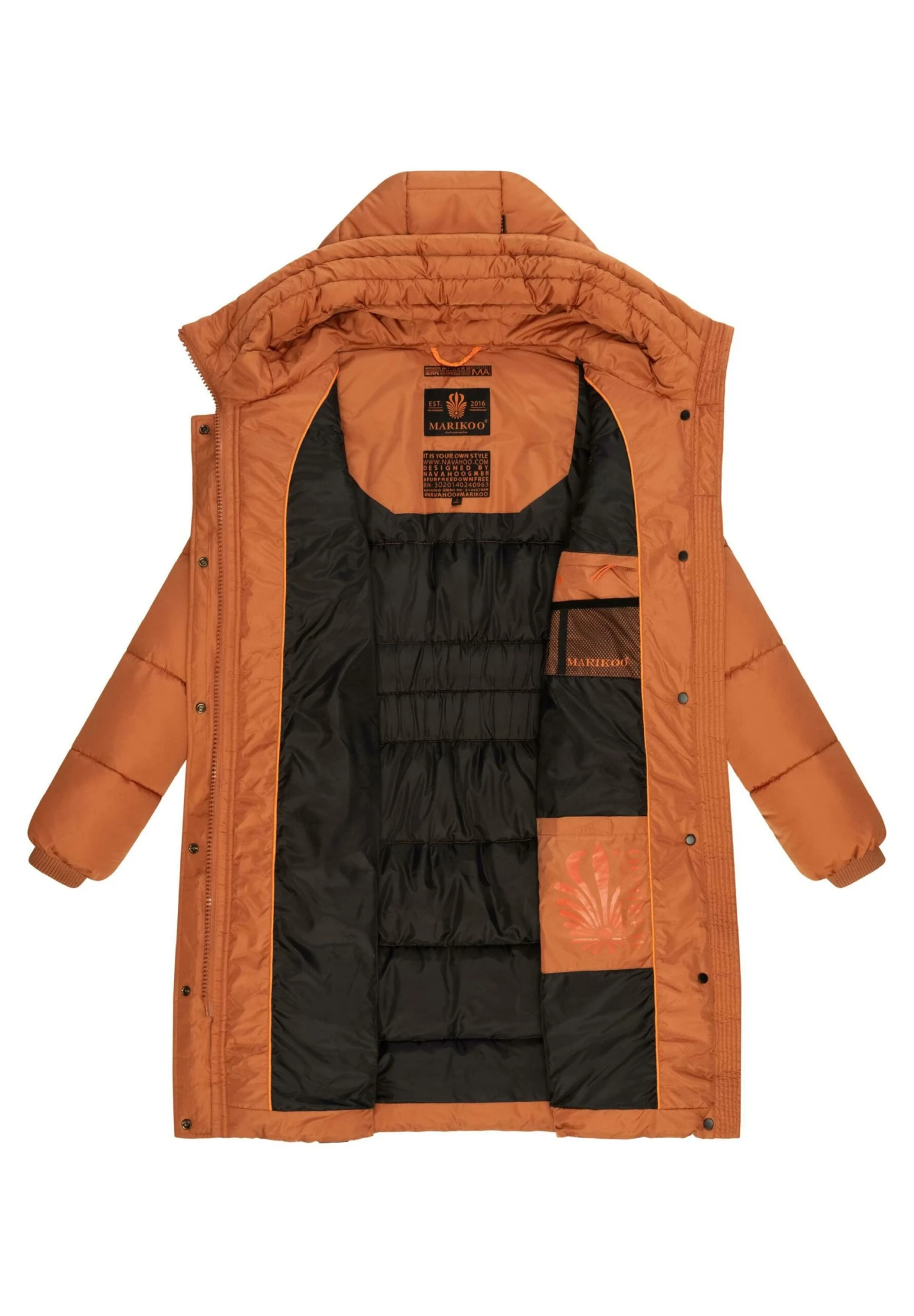 Marikoo Yuikoo - Winterjas - Rusty Cinnamon 4 Marikoo Yuikoo - Winterjas - Rusty Cinnamon - Afbeelding 4