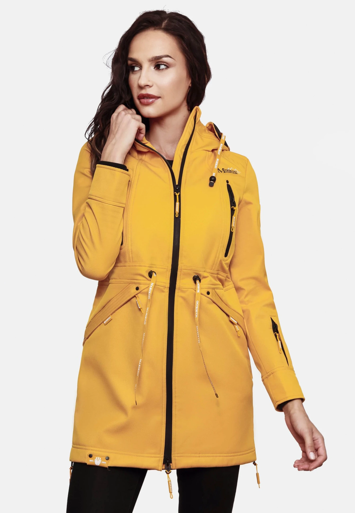 Marikoo Racquelle - Parka - Amber Yellow 1 Marikoo Racquelle - Parka - Amber Yellow