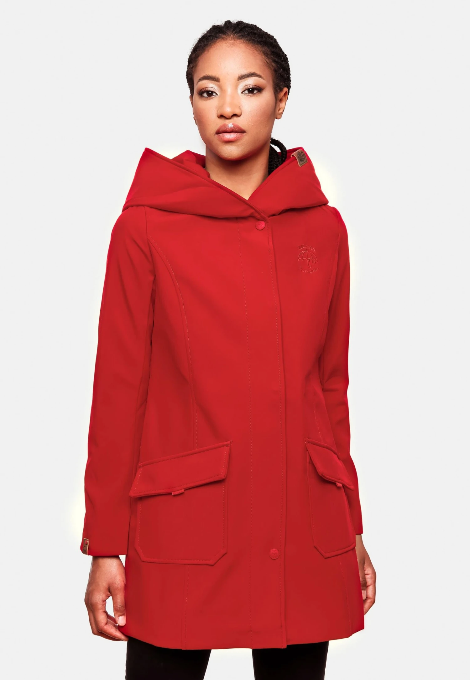 Marikoo Mayleen - Regenjas - Light Red 1 Marikoo Mayleen - Regenjas - Light Red