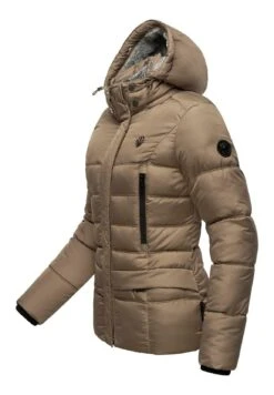 Marikoo Loveleen - Winterjas - Taupe 8 Marikoo Loveleen - Winterjas - Taupe -Mooie Dames Jas 76e2e4b008ff427097c2ecbdab35ff62