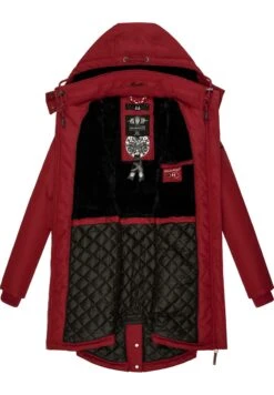 Marikoo Kamii - Winterjas - Blood Red 6 Marikoo Kamii - Winterjas - Blood Red -Mooie Dames Jas 79a9435a11a84381b25537d8687cd4ae