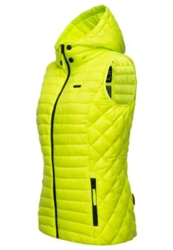 Marikoo Hasenpfote - Bodywarmer - Neon Green -Mooie Dames Jas 7a097eea123749099ba1cad7e4494455