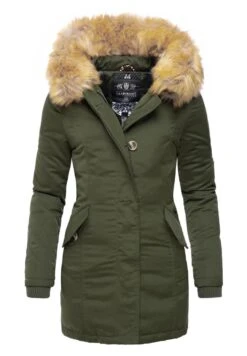 Marikoo Karmaa - Winterjas - Olive 12 Marikoo Karmaa - Winterjas - Olive -Mooie Dames Jas 80a3105cd64b42b3b5d1eab735b800c1
