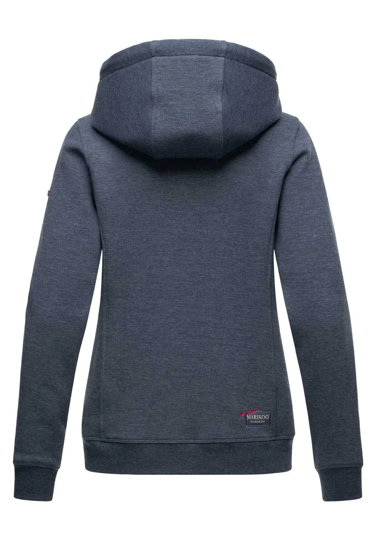 Marikoo Setsunaa - Sweater Met Rits - Dustybluemelange 5 Marikoo Setsunaa - Sweater Met Rits - Dustybluemelange - Afbeelding 5