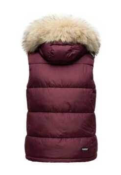 Marikoo Bodywarmer - Wine -Mooie Dames Jas 85f1379e9c75488dbc4439a8e3b665cb