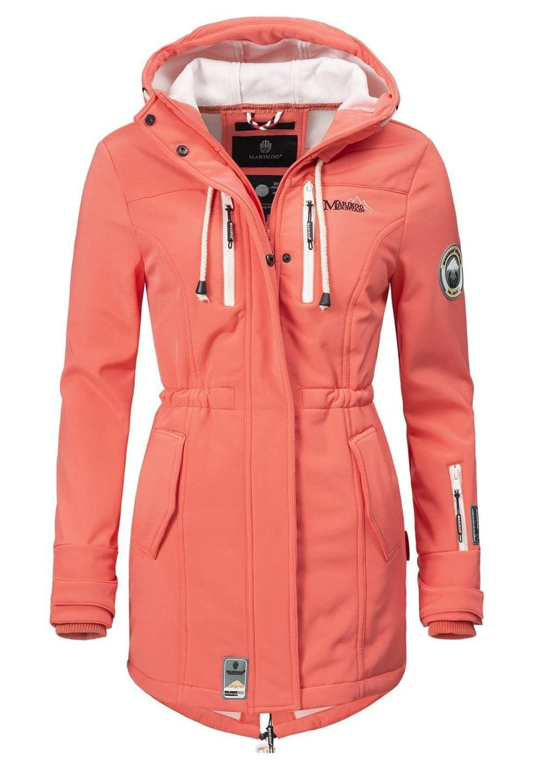Marikoo Zimtzicke - Parka - Coral 5 Marikoo Zimtzicke - Parka - Coral - Afbeelding 5