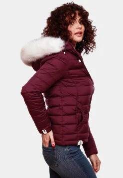 Marikoo Winterjas - Dark Red Melange 10 Marikoo Winterjas - Dark Red Melange -Mooie Dames Jas 884447e964f04607a137bf8d4eb35e07