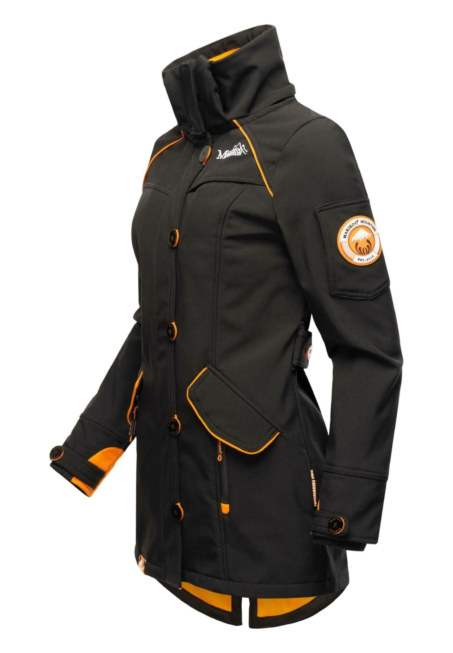 Marikoo Soulinaa - Parka - Black 5 Marikoo Soulinaa - Parka - Black - Afbeelding 5