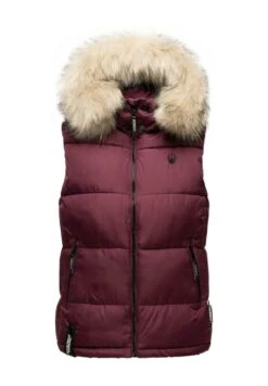 Marikoo Bodywarmer - Wine -Mooie Dames Jas 8eff6f4c9d0b4a5aafe7f7a53d20c757