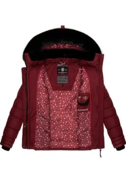 Marikoo Qesraa - Winterjas - Bordeaux -Mooie Dames Jas 946d9b7f862b42a0b8db66a7668d804d