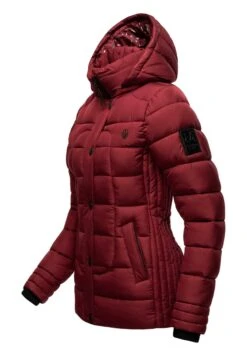 Marikoo Qesraa - Winterjas - Bordeaux -Mooie Dames Jas 98ad714beb2d4c5a9de077676606edbe