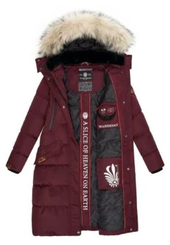 Marikoo Winterjas - Dark Red Melange 15 Marikoo Winterjas - Dark Red Melange -Mooie Dames Jas 9a77194cecd44e2ebac4124538461ada