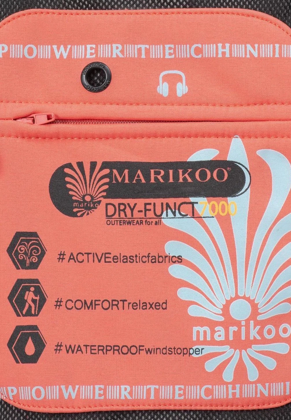 Marikoo Zimtzicke - Parka - Coral 8 Marikoo Zimtzicke - Parka - Coral - Afbeelding 8