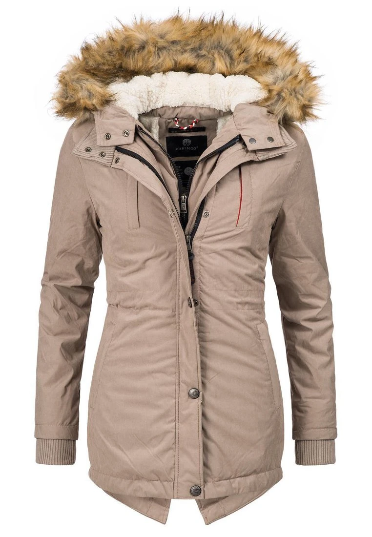 Marikoo Winterjas - Taupe 1 Marikoo Winterjas - Taupe