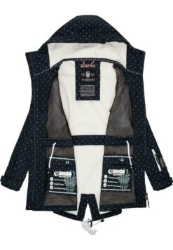 Marikoo Zimtzicke - Parka - Navy Dots 7 Marikoo Zimtzicke - Parka - Navy Dots -Mooie Dames Jas 9d1b55e3472c4ced8698c42804f58b52