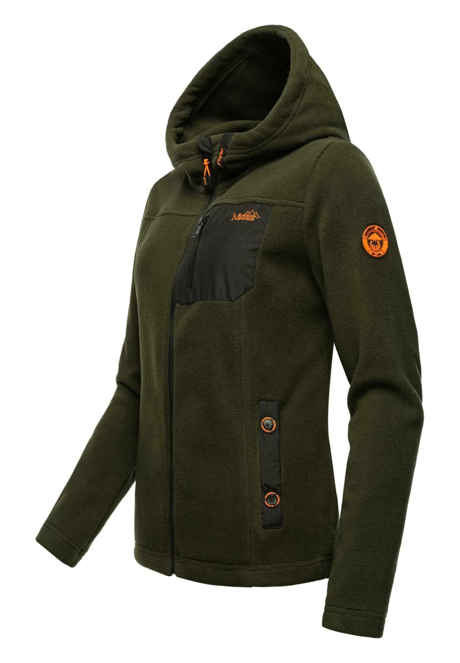 Marikoo Mount Iwaki - Fleecejas - Olive 2 Marikoo Mount Iwaki - Fleecejas - Olive - Afbeelding 2